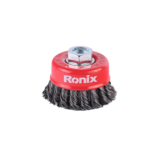 CEPILLO DE ALAMBRE COPA TWIST CON TUERCA DIÁMETRO 100mm