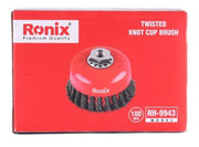 CEPILLO DE ALAMBRE COPA TWIST CON TUERCA DIÁMETRO 100mm