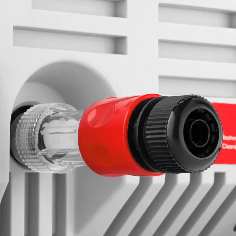 HIDROLAVADORA ELECTRICA CON CARRETE DE MANGUERA INCLUIDO DE 140 BAR 1650W 5L/MIN