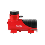 MINI COMPRESOR DE AIRE ANALOGO CON MANGUERA EN ESPIRAL 12V 100 PSI 35LPM