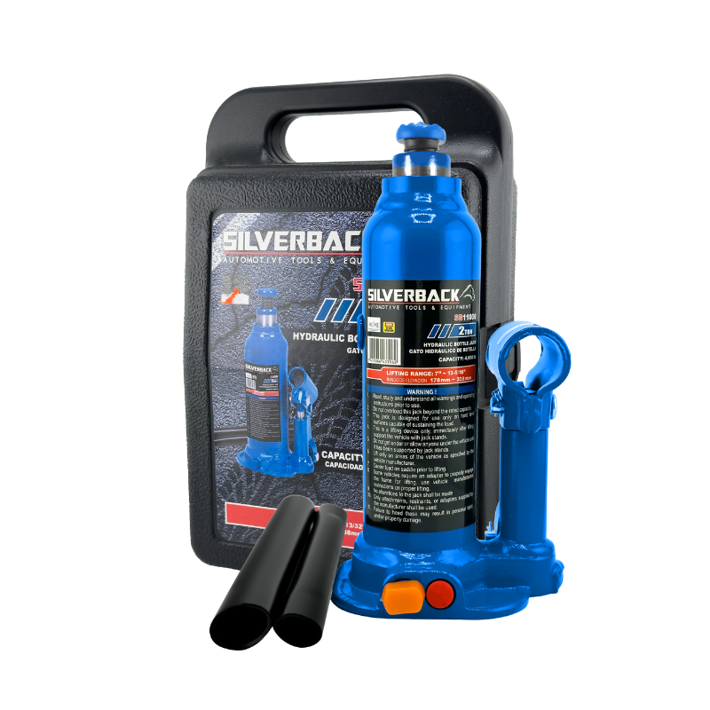 GATO HIDRÁULICO BOTELLA 2T CON ESTUCHE PLÁSTICO