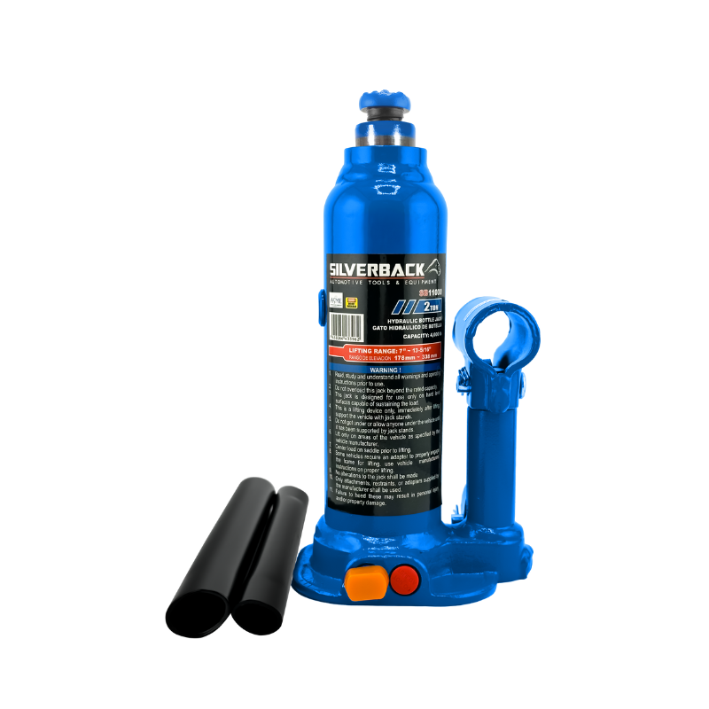 GATO HIDRÁULICO BOTELLA 2T CON ESTUCHE PLÁSTICO