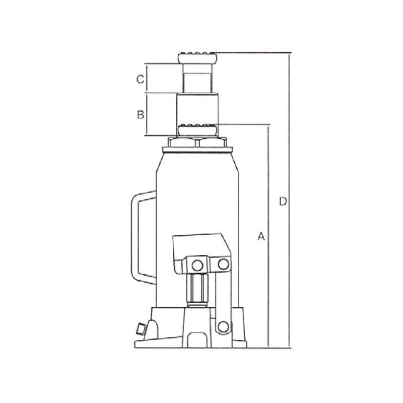 GATO HIDRÁULICO BOTELLA 8T