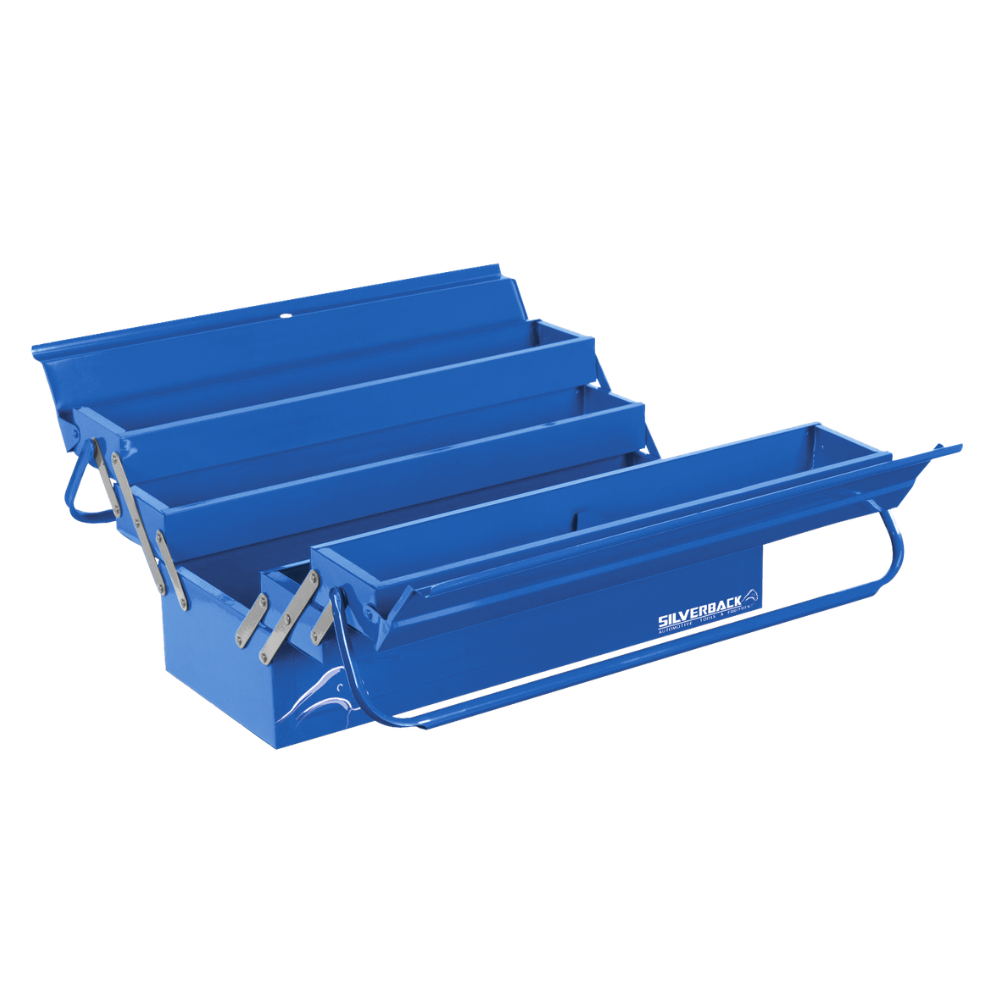 CAJA PARA HERRAMIENTAS CON ASA TUBULAR DE ACERO