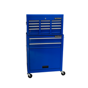 CARRO PARA HERRAMIENTAS 2 GAVETAS CON CAJA SUPERIOR 5 GAVETAS (JUEGO DE 2 PIEZAS) SILVERBACK