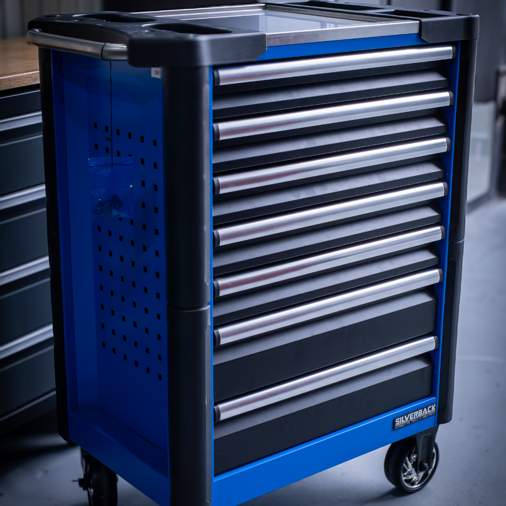 CAJA PARA HERRAMIENTAS CON RUEDAS DE 7 GAVETAS