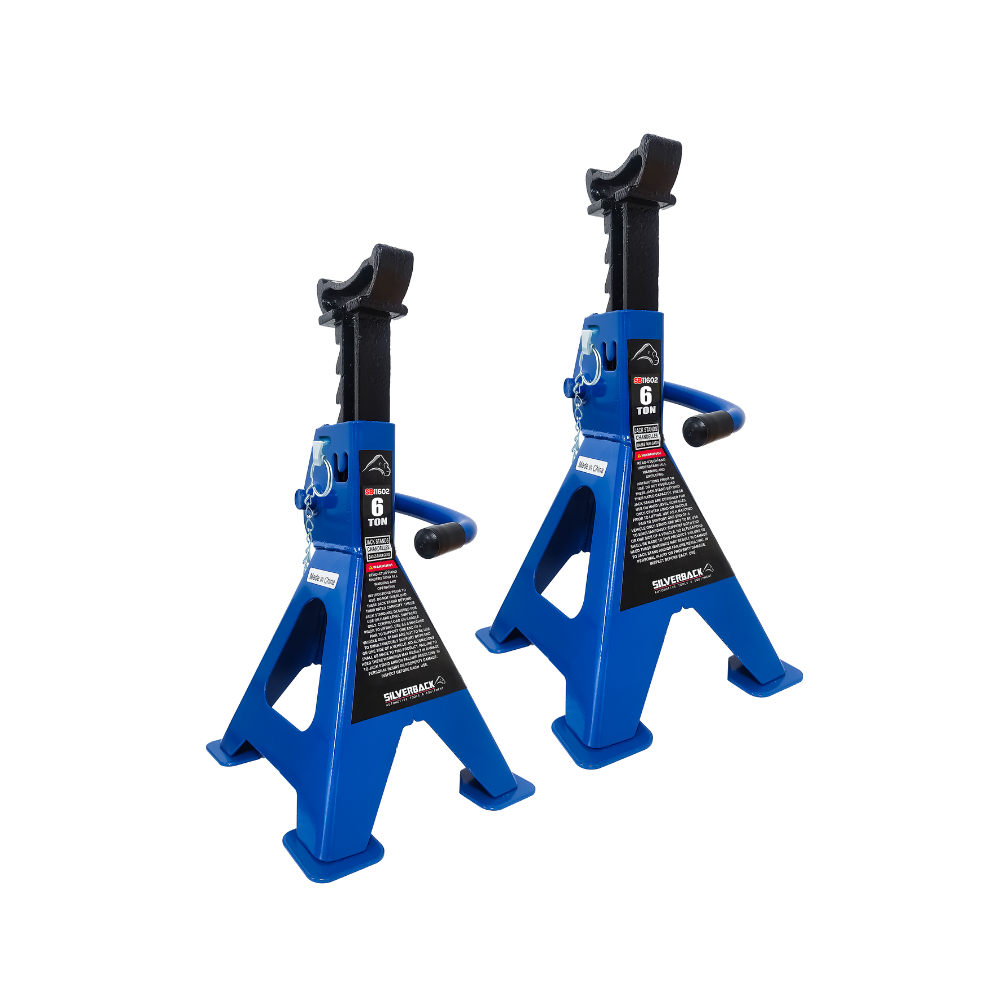 SOPORTE DE TRINQUETE (BURRO) CON RATCHET CON BLOQUEO AUTOMATICO DE 6 TON