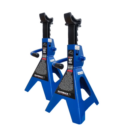SOPORTE DE TRINQUETE (BURRO) CON RATCHET CON BLOQUEO AUTOMATICO DE 12 TON