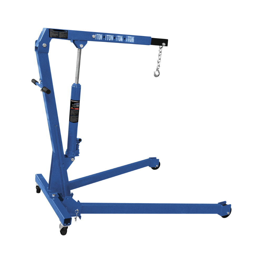 GRUA/SOSTENEDOR DE MOTOR CON CAPACIDAD DE 1 TON (PLEGABLE)