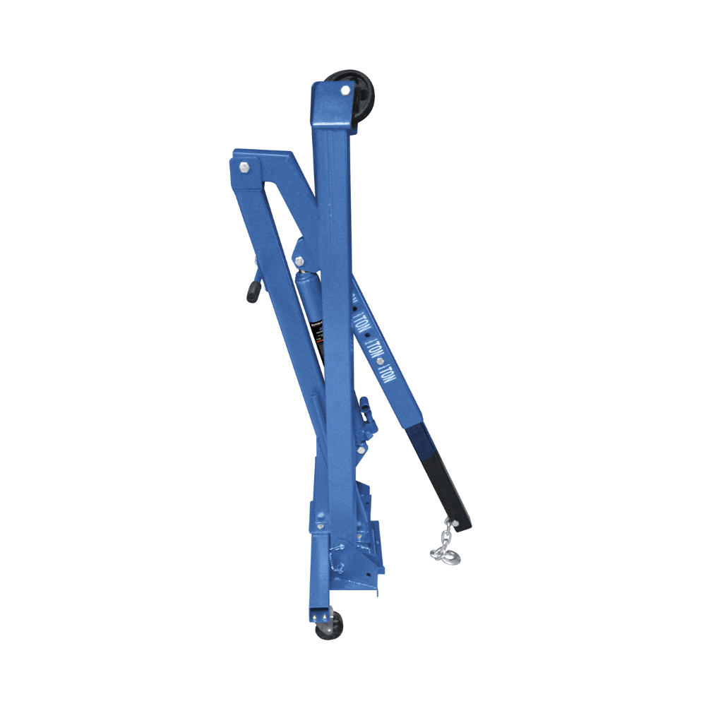 GRUA/SOSTENEDOR DE MOTOR CON CAPACIDAD DE 1 TON (PLEGABLE)
