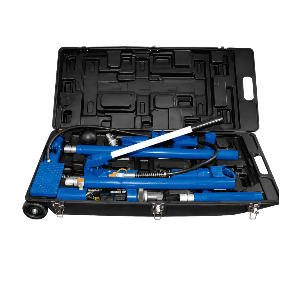 EQUIPO HIDRAULICO PORTATIL CON KIT DE ENDEREZADO CON CAPACIDAD DE 10 TON