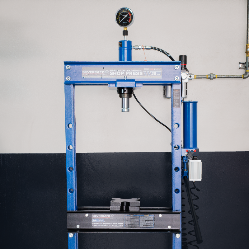 PRENSA HIDRONEUMÁTICA CAPACIDAD 20T SILVERBACK