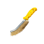 CEPILLO MANUAL DE ALAMBRE DE LATON 1 HILERA CON MANGO PLASTICO SPID OTTONE 030 24/192*
