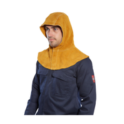 CAPUCHA DE CUERO COLOR CANELA