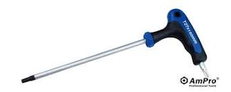 LLAVE TORX EN "L" CON MANGO