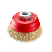 CEPILLO COPA ALAMBRE ONDULADO 4" X ROSCA 5/8 / 14MM 0,30MM TE100 MTF ACC030OTT 5