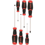 JUEGO DE DESTORNILLADORES 6 PZS 3 PLANOS 3 PHILLIPS POWER GRIP