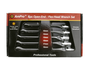 JUEGO DE LLAVES COMBINADAS CON DADO ARTICULADO 6 PZS 3/8"-3/4"