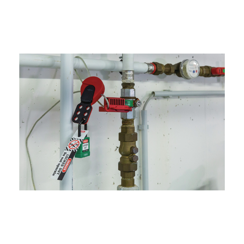 DISPOSITIVO DE BLOQUEO DE VALVULAS DE BOLA UNIVERSAL