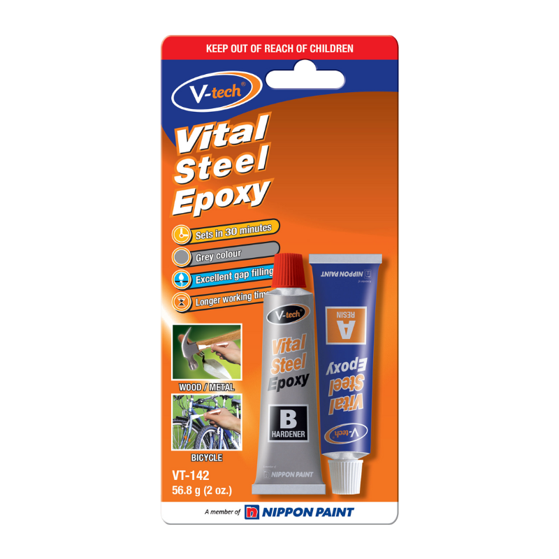 ADHESIVO EPOXICO VITAL STEEL 56.8GM - Hidroca Panamá