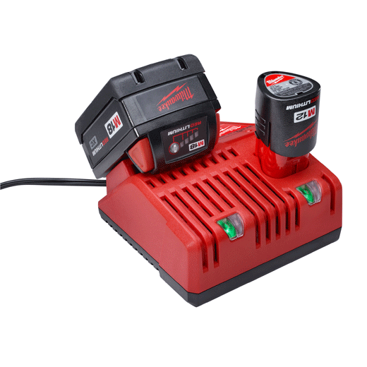 CARGADOR RAPIDO PARA BATERIAS M12 Y M18