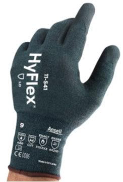 GUANTES HYFLEX 11-541 CON PALMA DE ESPUMA DE NITRILO