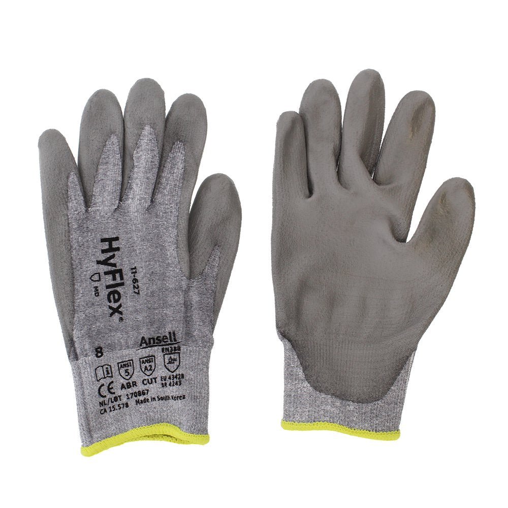 GUANTES RESISTENTE AL CORTE 8 GRIS CORTE 2 PR
