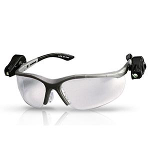 LENTES DE SEGURIDAD CLAROS ANTI-FOG CON LUCES TIPO LED LIGHT VISION