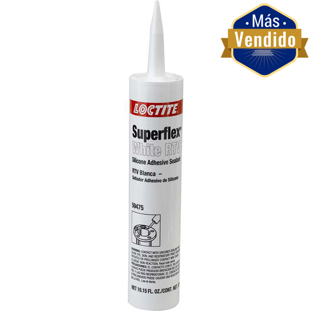 SILICON RTV SUPERFLEX BLANCO (260 A°C)