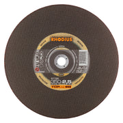 DISCO ABRASIVO CORTE METAL / INOX, TOP, P/ TRONZADORA