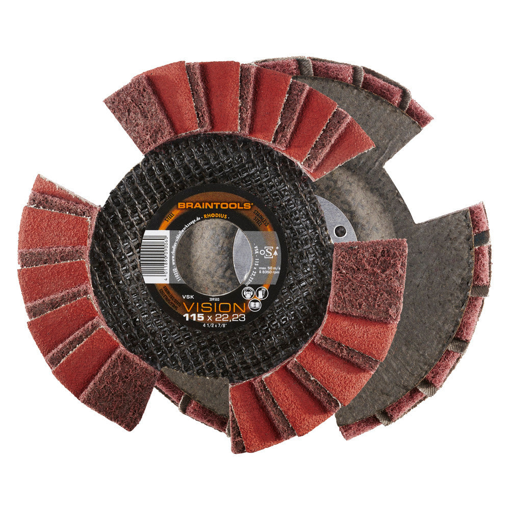 DISCO FLAP VSK VISION COMBINADO FINO 4-1/2 X 7/8 (T29) TOP (3,500 RPM MAX)
