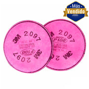 FILTRO TIPO PANCAKE P100 PARA PARTÍCULAS Y ALIVIO DE VAPORES ORGÁNICOS (Par)