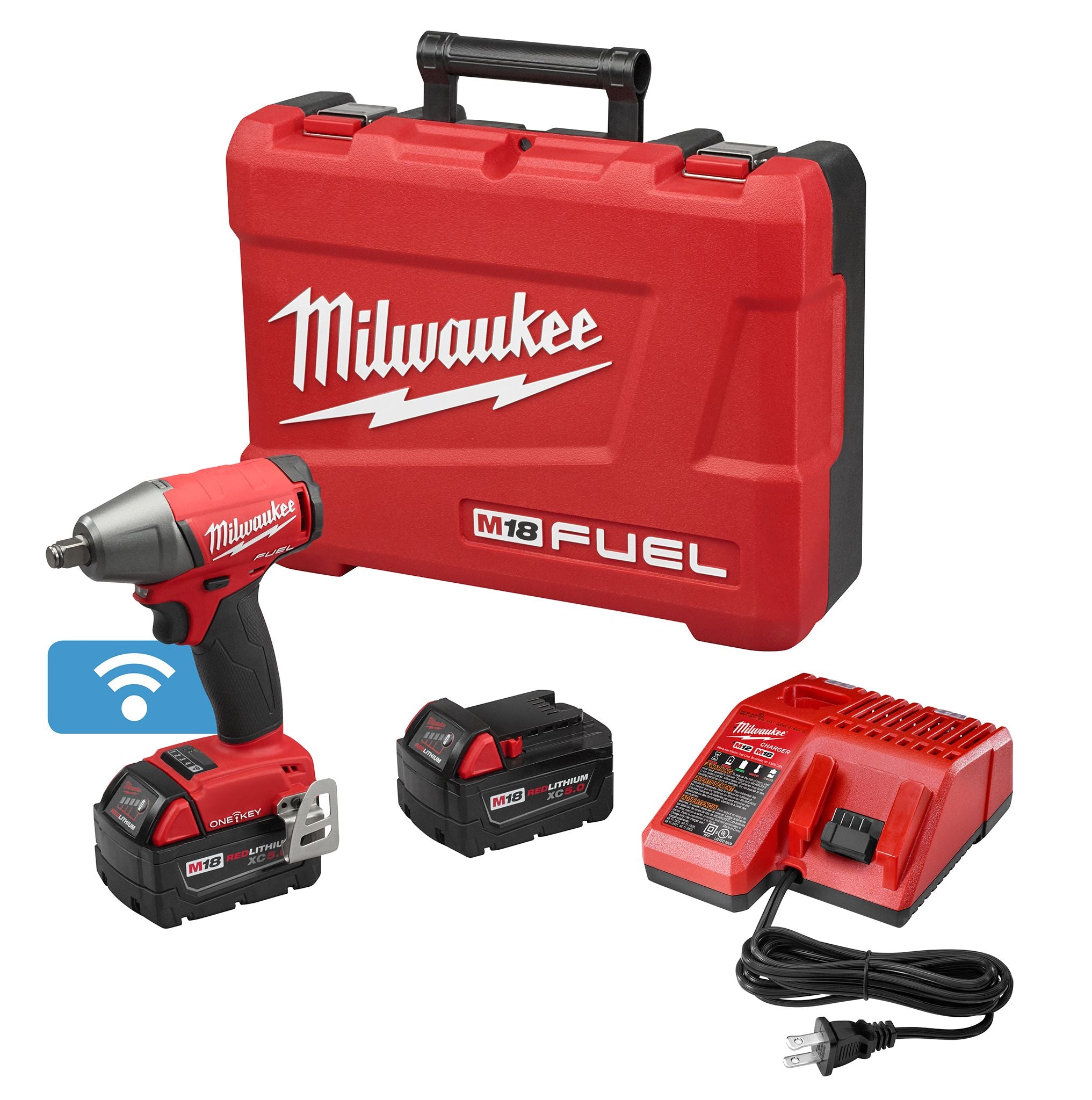 LLAVE DE IMPACTO DE 1/2 M18 FUEL ONE KEY EN KIT