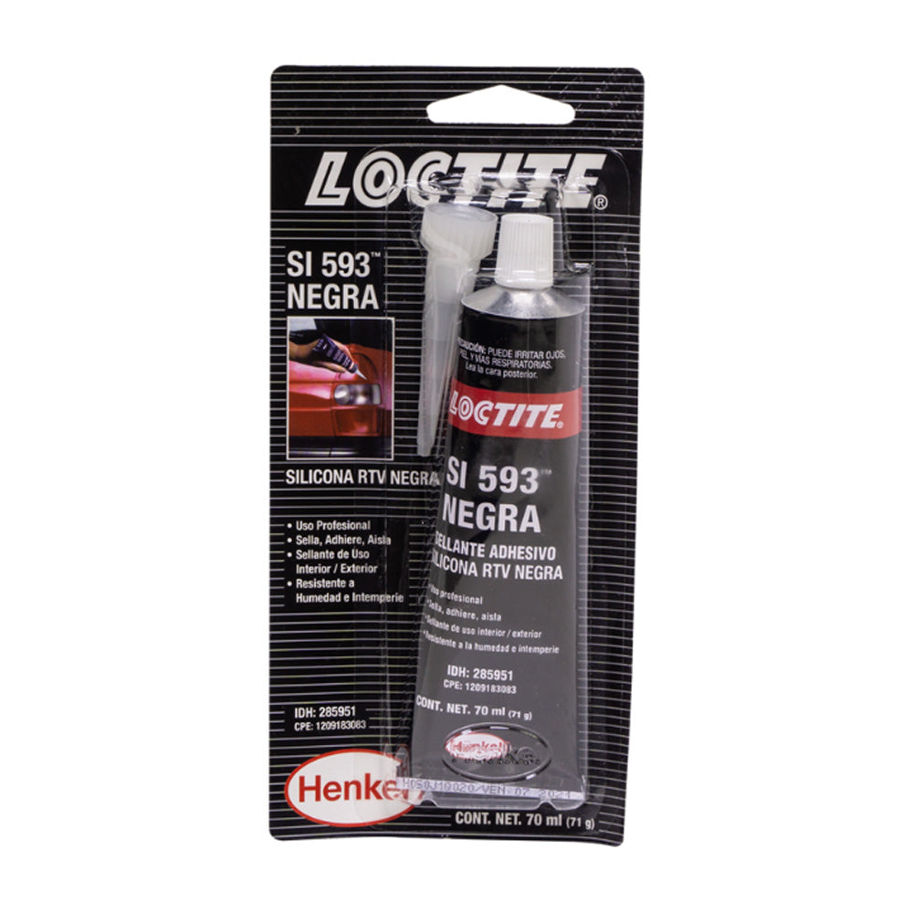 SI 593 SILICON RTV NEGRO (260Â° C) BLISTER TUBO 70 ML