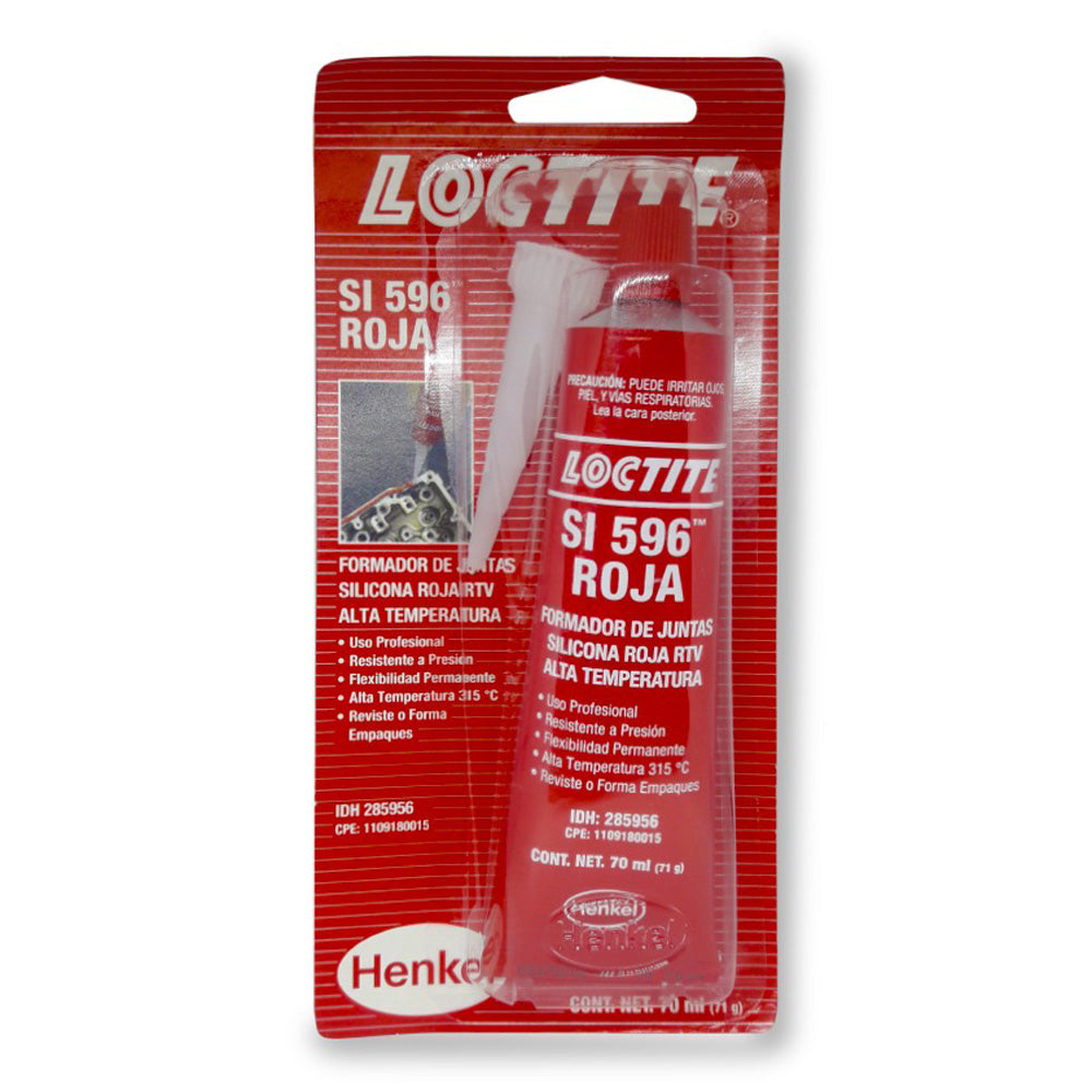 SI 596 SILICON RTV ROJO (260 °C) BLISTER TUBO 70 ML