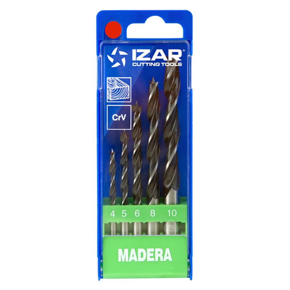 JUEGO DE BROCAS PARA MADERA PUNTA CENTRAR  - 1640 DE 5 PCS