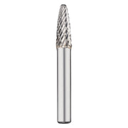 LIMA ROTATIVA CONO OVALADO PUNTA ROMA 3/8 X 3/4, ESPIGA 1/4 HF F