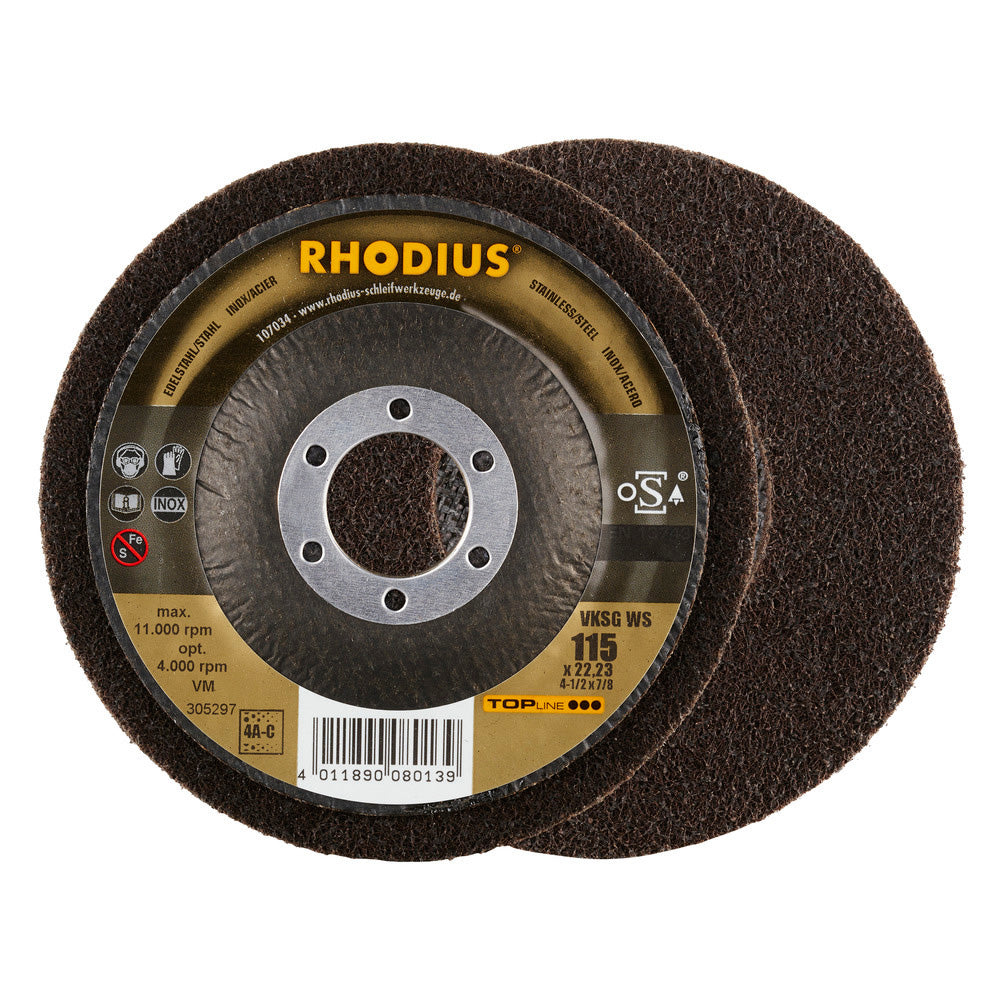 DISCO PULIDOR COMPACTO 5 PULG X 7/8 6S EXTRA FINO T27 TOP 4,000RPM
