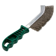 CEPILLO MANUAL DE ALAMBRE DE ACERO INOX. 1 HILERA CON MANGO PLASTICO UHBW PRO