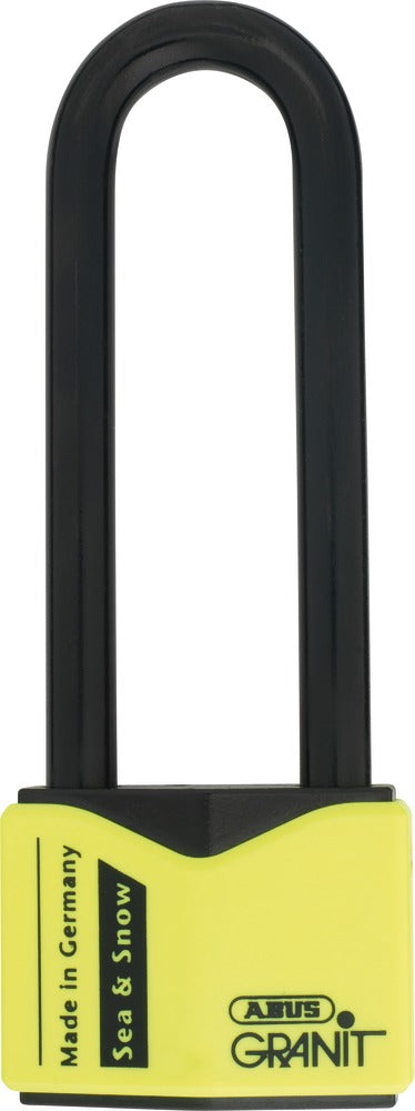 PORTACANDADO GRANIT™ PARA  CONTENEDORES+CANDADO BLACK  GRANIT™ 63MM ARCO 100MM  (215/100+37/55HB100)