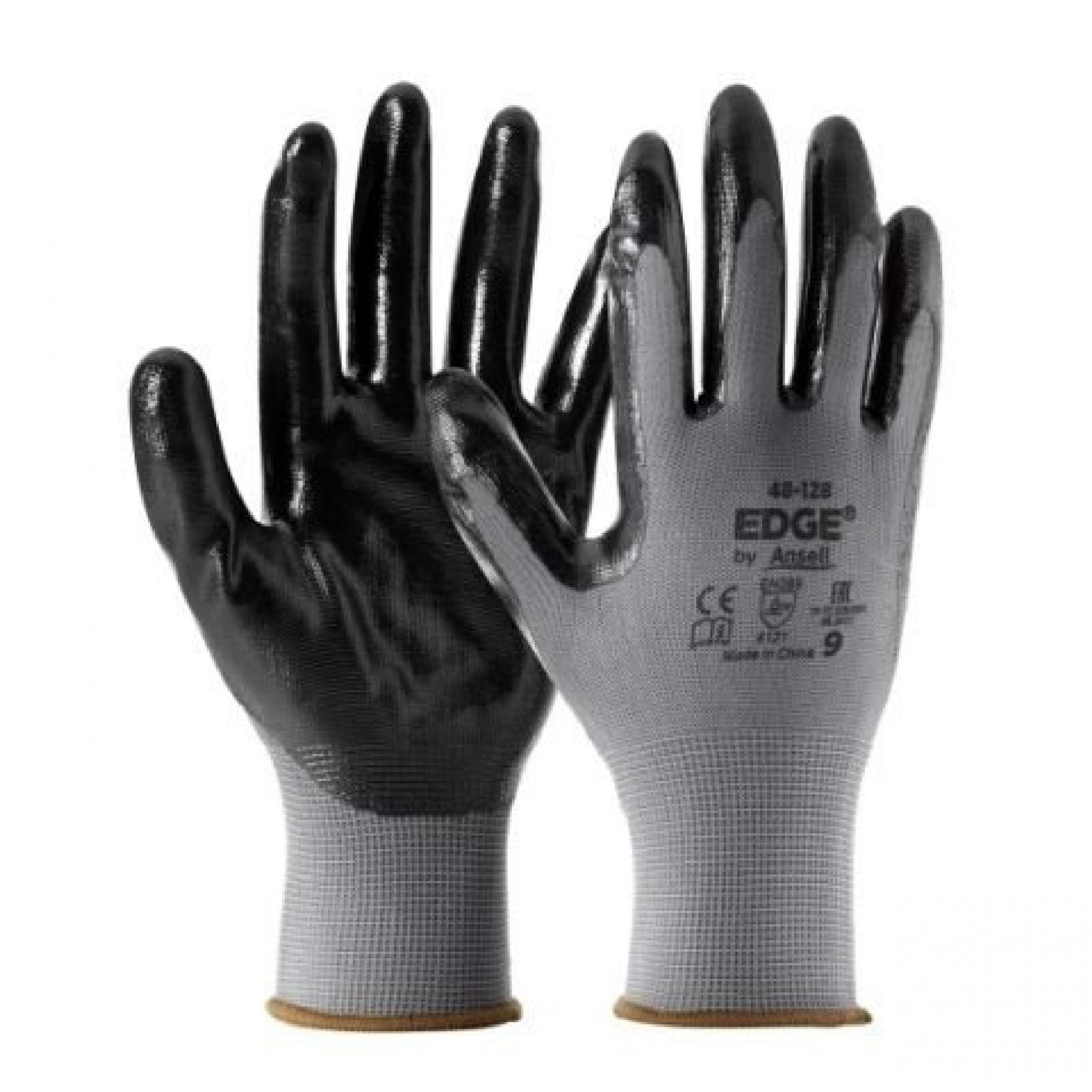 GUANTES EDGE 48-128 CON PALMA DE NITRILO LISO