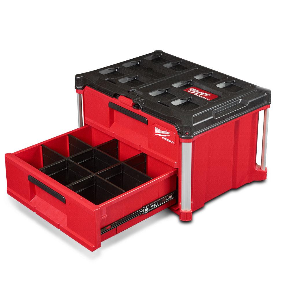 CAJA PACKOUT DE 2 GAVETAS CORREDIZAS