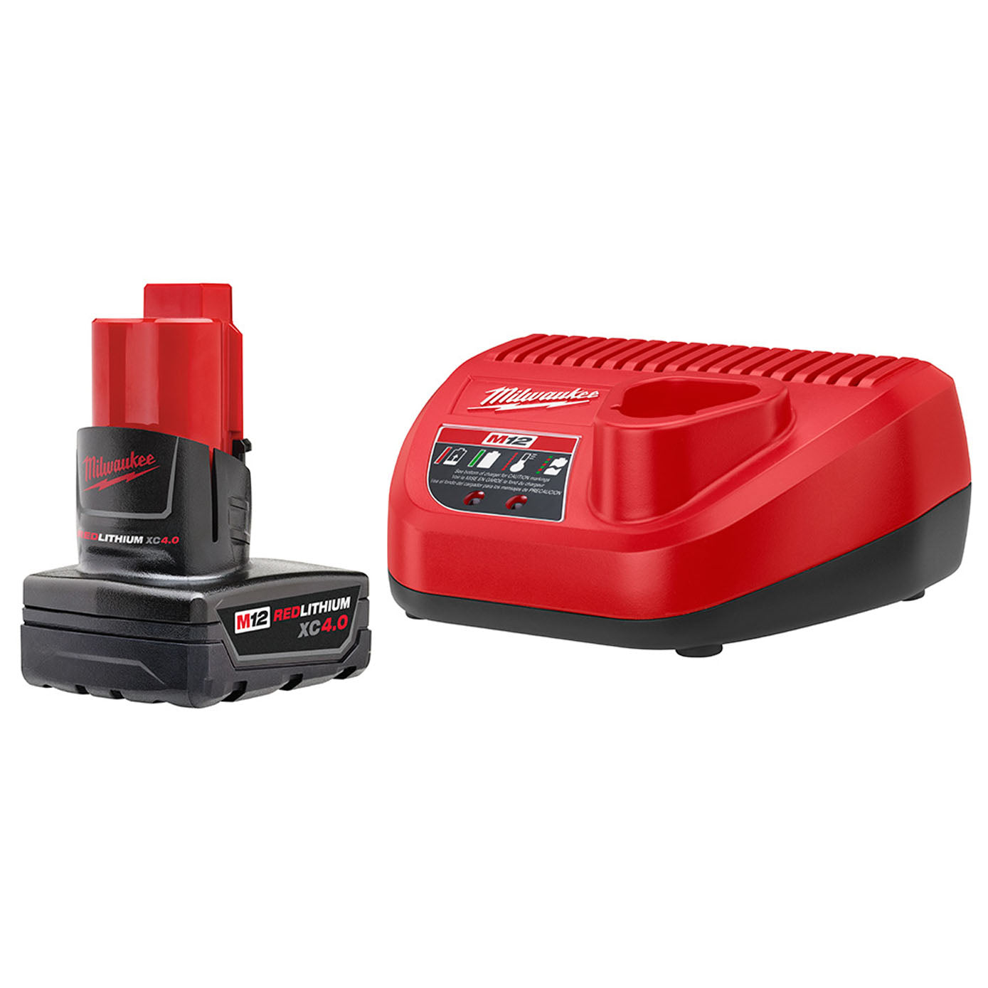KIT DE CARGADOR Y BATERIA M12 XC 4.0
