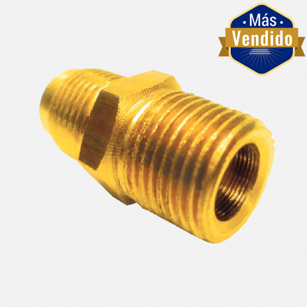CONECTOR MACHO RECTO (2 PIEZAS)