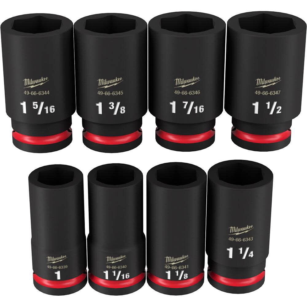 JUEGO DADOS DE IMPACTO 8PZS CUADRANTE 3/4“