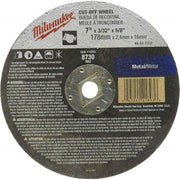 DISCO ABRASIVO CORTE METAL 7" X 3/32 X 5/8 T1
