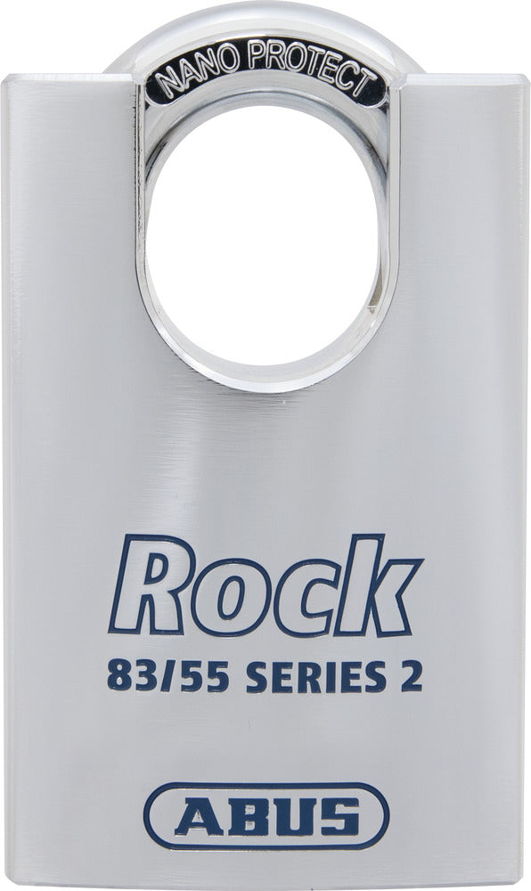 CANDADO ROCK DE ACERO CON NANO  PROTECT™ ARCO PROTEGIDO 55 MM  (83CS/55 EC550)