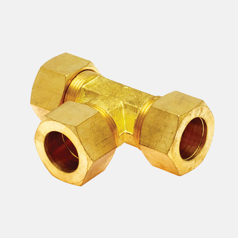 UNION TEE DE COMPRESION (2 PIEZAS)