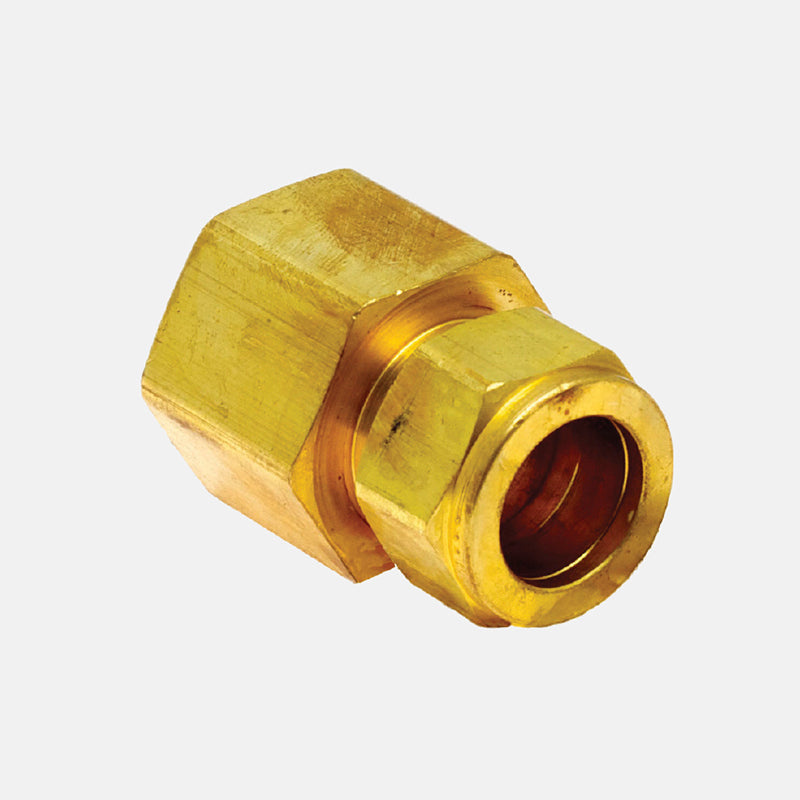 CONECTOR HEMBRA DE COMPRESION RECTA (2 PIEZAS)