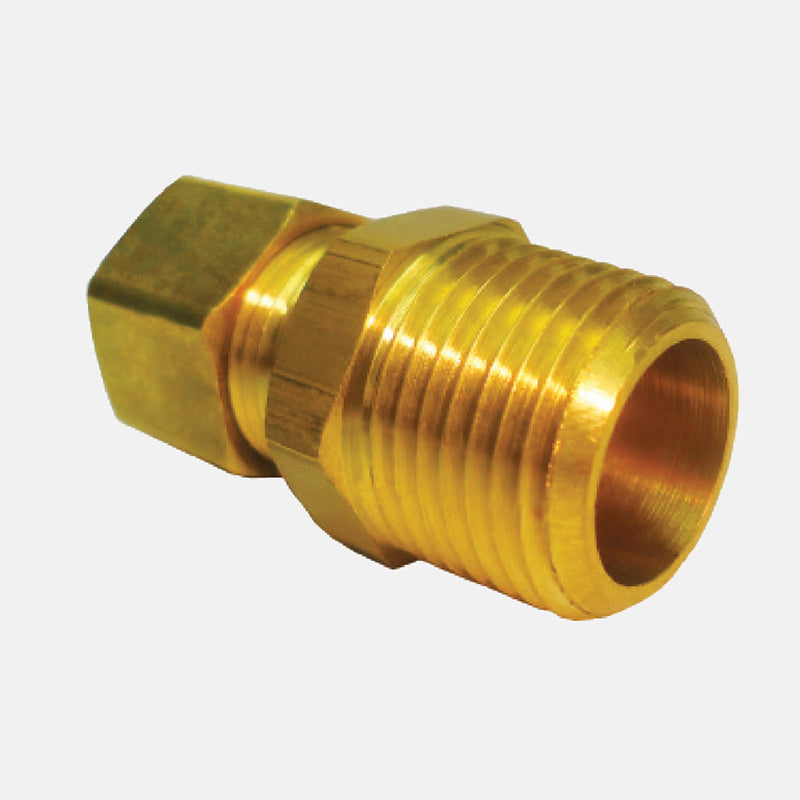 CONECTOR MACHO DE COMPRESION RECTA (2 PIEZAS)